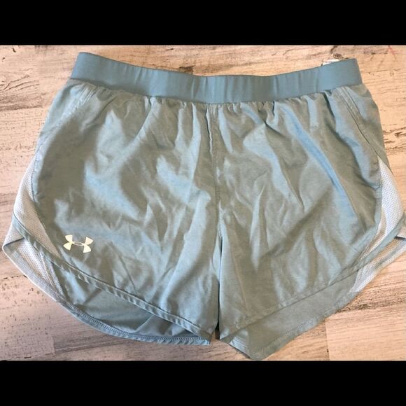 Under Armour Blue and white athletic shorts Medium - Picture 4 of 9
